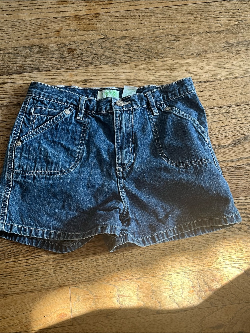 Circo Dark Blue Denim Cutoff Shorts